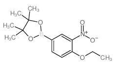 4-乙氧基-3-硝基苯硼酸频那醇酯结构式