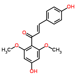 4,4'-二羟基-2',6'-二甲氧基查尔酮结构式