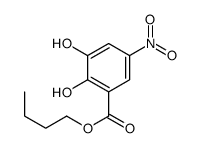 butyl 2,3-dihydroxy-5-nitrobenzoate结构式