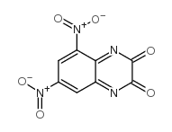 5,7-二硝基喹恶啉-2,3-二酮结构式