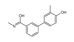 3-(4-hydroxy-3-methylphenyl)-N-methylbenzamide结构式