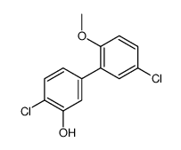 2-chloro-5-(5-chloro-2-methoxyphenyl)phenol结构式