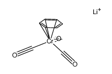 Li2((η-4-benzene)chromium tricarbonyl)结构式