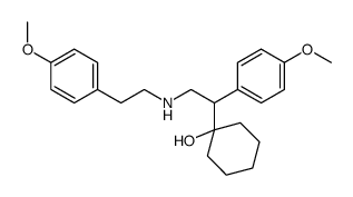 D,L-N,N-Didesmethyl-N-(4-methoxyphenethyl) Venlafaxine结构式