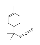 4-(2-isothiocyanatopropan-2-yl)-1-methylcyclohexene结构式