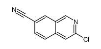 3-Chloro-7-isoquinolinecarbonitrile Structure