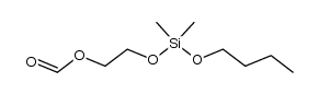 2-((butoxydimethylsilyl)oxy)ethyl formate结构式
