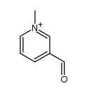 1-methylpyridinium-3-carb(ox)aldehyde Structure
