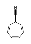 2,4,6-环庚三烯-1-甲腈结构式