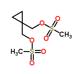 1,1-Cyclopropanedimethanol dimethanesulfonate Structure