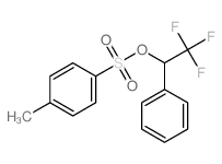Benzenemethanol, a-(trifluoromethyl)-,1-(4-methylbenzenesulfonate)结构式