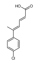 5-(4-chlorophenyl)hexa-2,4-dienoic acid Structure