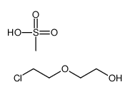 2-(2-chloroethoxy)ethanol,methanesulfonic acid Structure