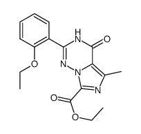 2-(2-ethoxyphenyl)-5-methyl-7-carboethoxy-imidazo[5,1-f][1,2,4]triazin-4(3H)-one结构式