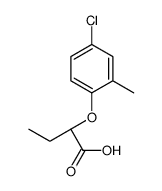 (2R)-2-(4-chloro-2-methylphenoxy)butanoic acid Structure