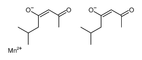 manganese(2+),(Z)-6-methyl-2-oxohept-3-en-4-olate Structure