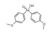 bis-(4-methoxy-phenyl)-arsinic acid Structure