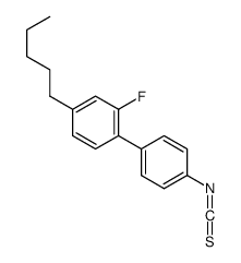 2-fluoro-1-(4-isothiocyanatophenyl)-4-pentylbenzene Structure