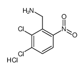 1-(2,3-Dichloro-6-nitrophenyl)methanamine hydrochloride (1:1) Structure