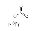 tin(IV) fluoride nitrate Structure
