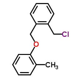2-(2-甲基苯氧甲基)苄基氯结构式