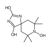 外消旋-2,2,6,6-四甲基哌啶-N-氧基-4,4-(5-螺海因)结构式