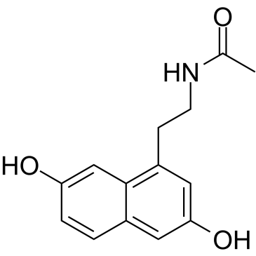 7-Desmethyl-3-hydroxyagomelatine Structure
