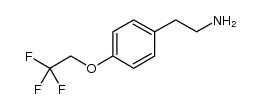 2-[4-(2,2,2-三氟乙氧基)苯基]乙胺结构式