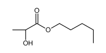 pentyl (2S)-2-hydroxypropanoate Structure
