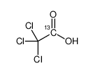 Trichloroacetic acid-1-13C Structure