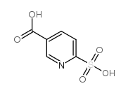 6-磺酸基烟酸结构式