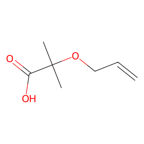 α-allyloxy-isobutyric acid Structure