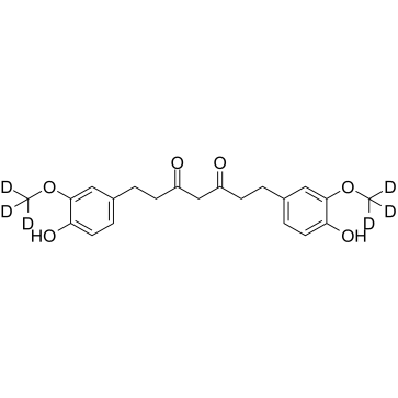 Tetrahydrocurcumin D6结构式