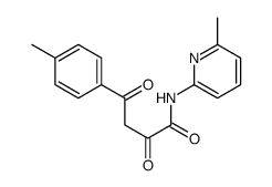 Benzenebutanamide, alpha,gamma-dioxo-4-methyl-N-(6-methyl-2-pyridinyl)- Structure