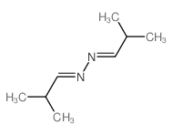 2-methyl-N-(2-methylpropylideneamino)propan-1-imine结构式