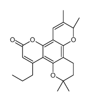 12-Deoxy-11,12-dihydrocalanolide A结构式