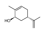 (1S,5R)-2-methyl-5-prop-1-en-2-yl-cyclohex-2-en-1-ol structure