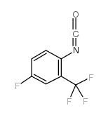 4-fluoro-2-(trifluoromethyl)phenyl isocyanate Structure