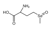 (2S)-2-amino-4-methylseleninylbutanoic acid结构式