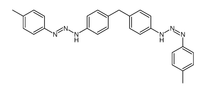 N-[(4-methylphenyl)diazenyl]-4-[[4-[2-(4-methylphenyl)iminohydrazinyl]phenyl]methyl]aniline Structure