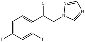 1-(2-chloro-2-(2,4-difluorophenyl)ethyl)-1H-1,2,4-triazole structure