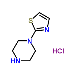 2-(Piperazin-1-yl)thiazole hydrochloride Structure