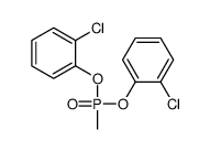 1-chloro-2-[(2-chlorophenoxy)-methylphosphoryl]oxybenzene结构式