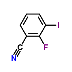 2-氟-3-碘苯甲腈结构式