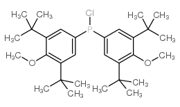 二(3,5-二叔丁基-4-甲氧基苯基)氯化膦结构式
