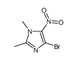 4-bromo-1,2-dimethyl-5-nitroimidazole Structure