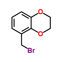 5-溴甲基-2,3-二氢-1,4-苯并二噁烯结构式