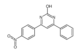 4-(4-Nitrophenyl)-6-phenylpyrimidin-2(1H)-one结构式