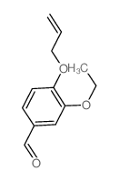 4-(烯丙氧基)-3-乙氧基苯甲醛结构式