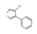 Thiophene,3-bromo-4-phenyl- Structure